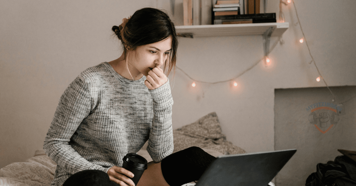 Young woman confused about PCOD vs PCOS symptoms