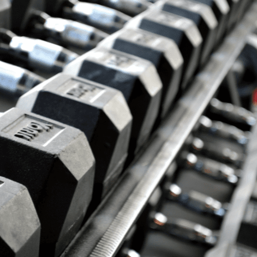 fitness dumbbells racks